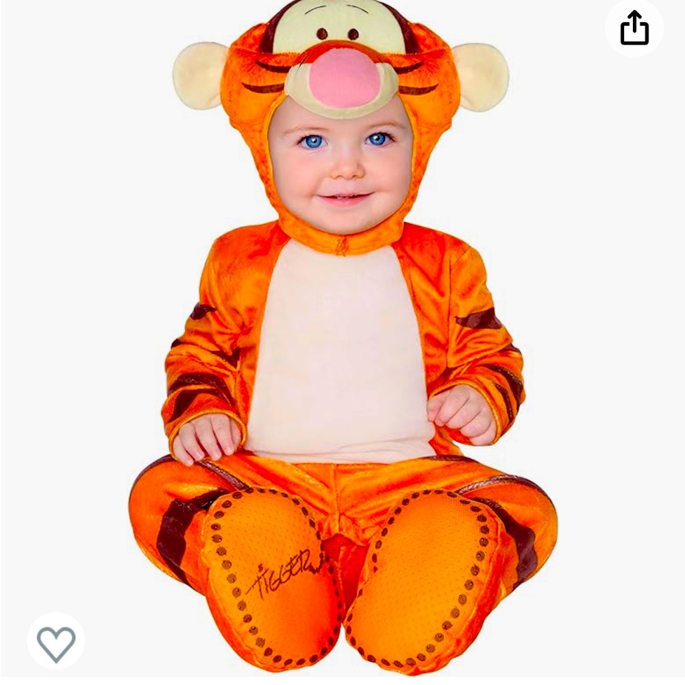 Tigger Halloween costume, 12 months